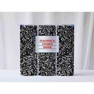 20oz Teachers Energy Drink Tumbler